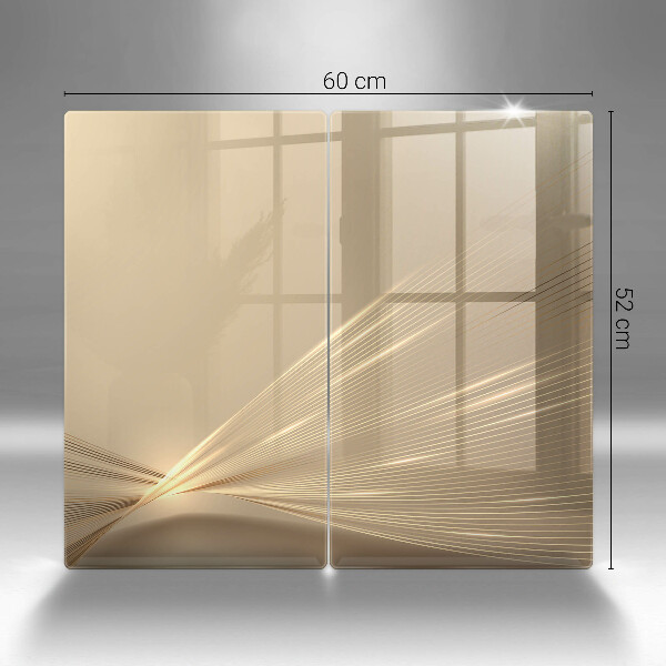 Cache plaque de cuisson Abstraction moderne