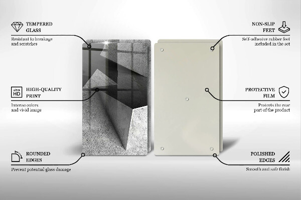 Cache plaque de cuisson Abstraction concrète