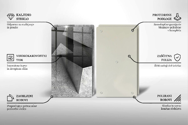 Cache plaque de cuisson Abstraction concrète