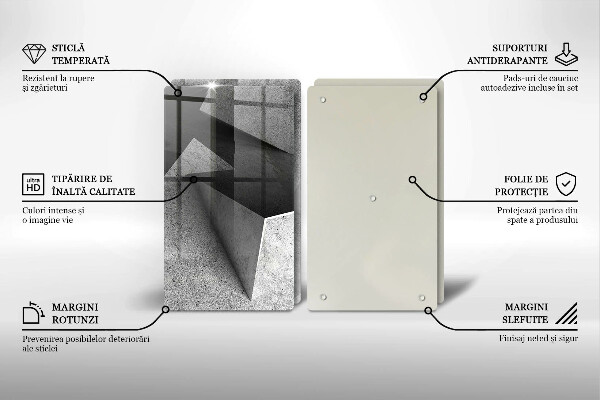 Cache plaque de cuisson Abstraction concrète