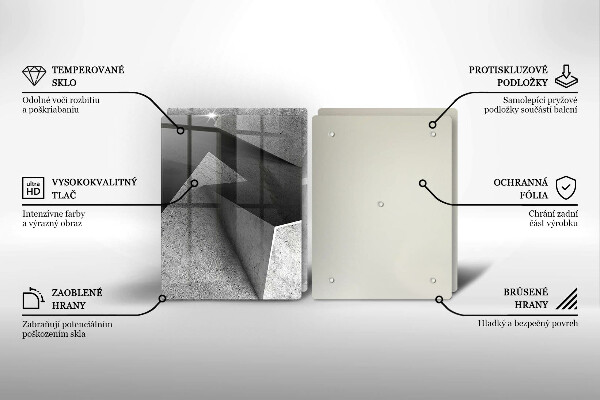 Cache plaque de cuisson Abstraction concrète