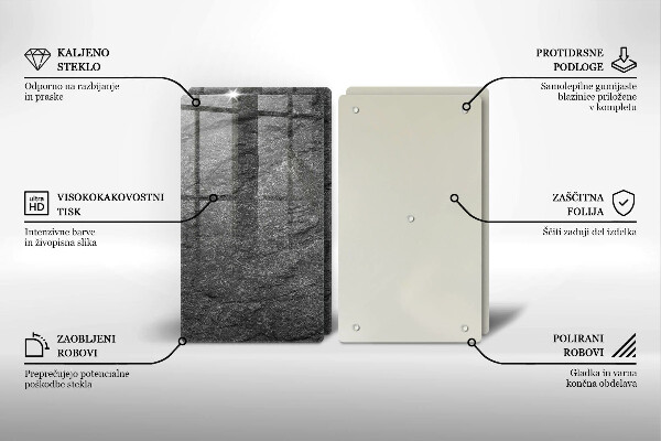 Cache plaque de cuisson Texture de pierre