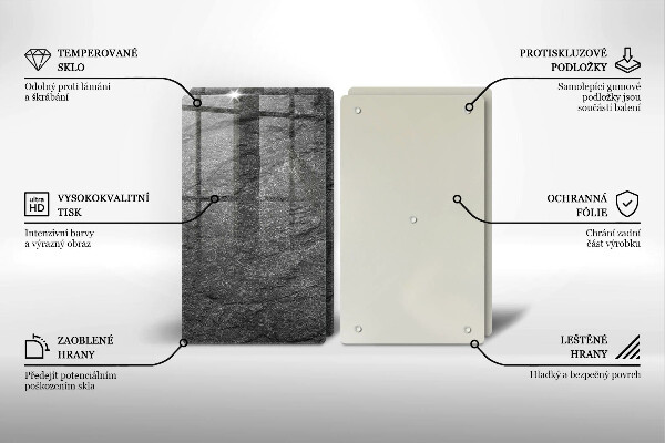 Cache plaque de cuisson Texture de pierre