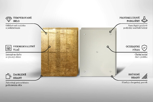 Cache plaque de cuisson Fond de texture or