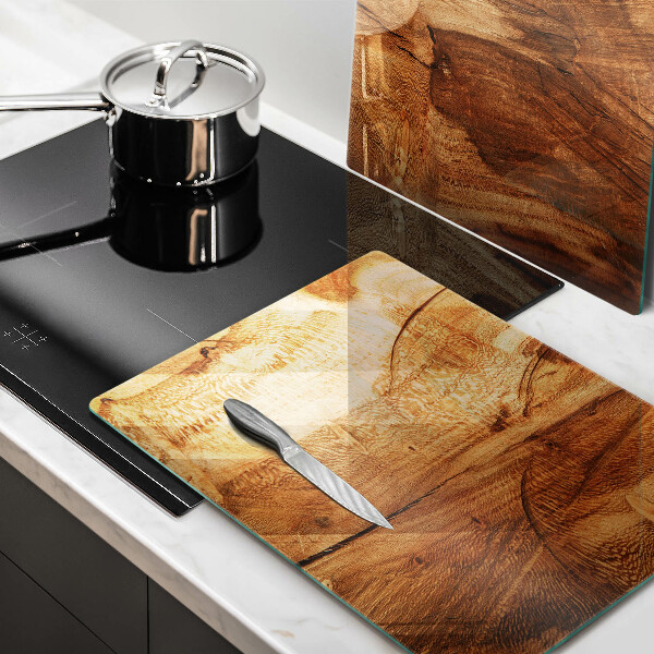 Cache plaque de cuisson Texture de planche de bois