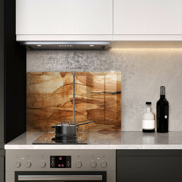 Cache plaque de cuisson Texture de planche de bois