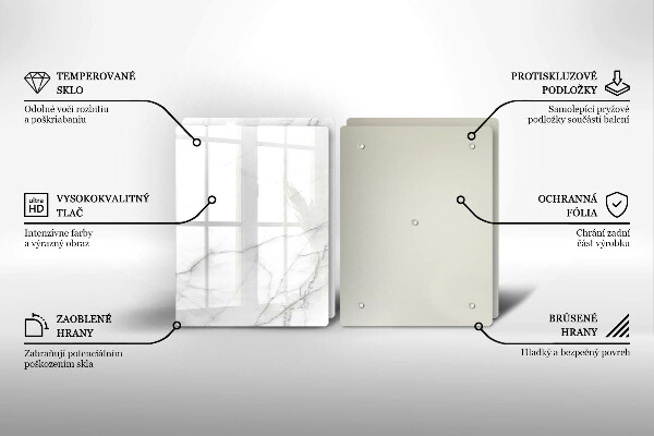 Cache plaque de cuisson Fond de pierre de marbre