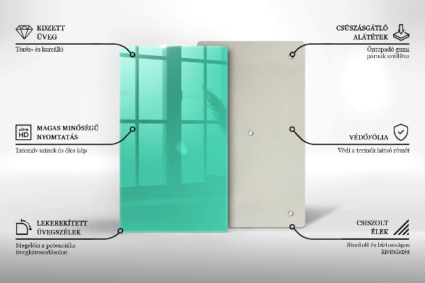 Protection pour plaque de cuisson Couleur verte