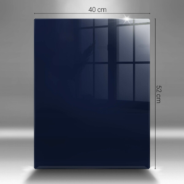 Protection pour plaque de cuisson bleu marine