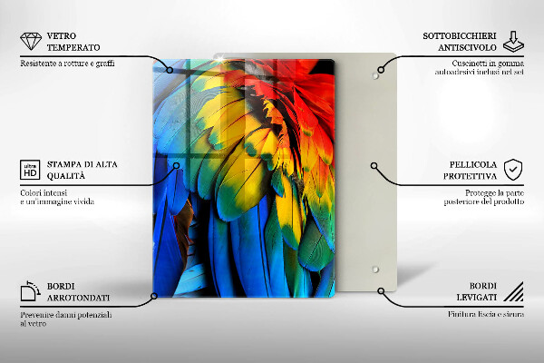 Protection pour plaque de cuisson bleu marine