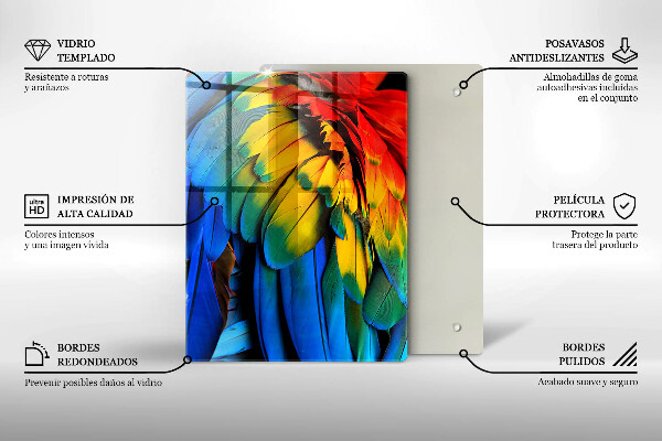 Protection pour plaque de cuisson bleu marine