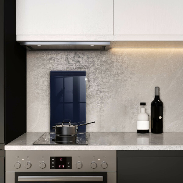 Protection pour plaque de cuisson bleu marine