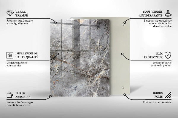 Protection pour plaque de cuisson Couleur bleue