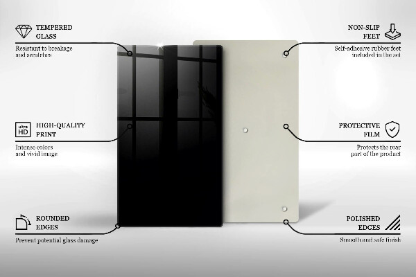 Protection pour plaque de cuisson Couleur noire