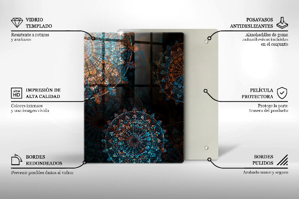 Protection pour plaque de cuisson Couleur noire