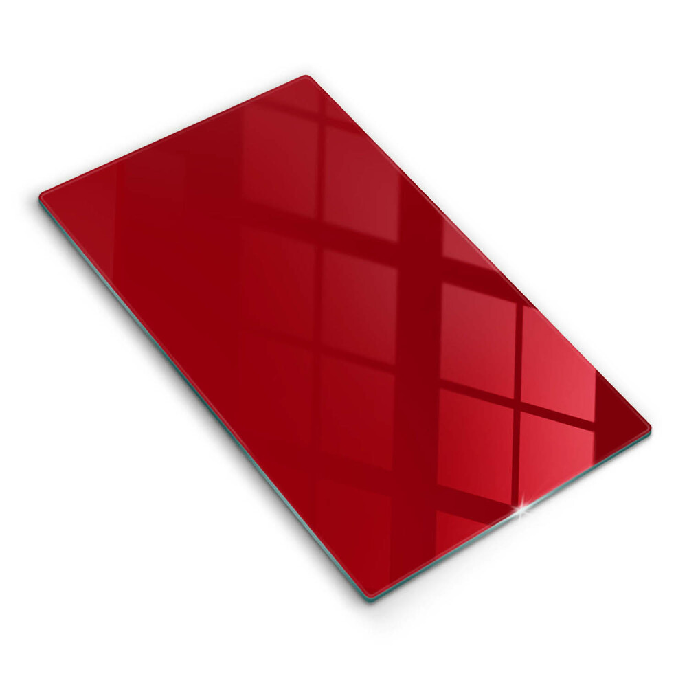 Protection pour plaque de cuisson couleur rouge