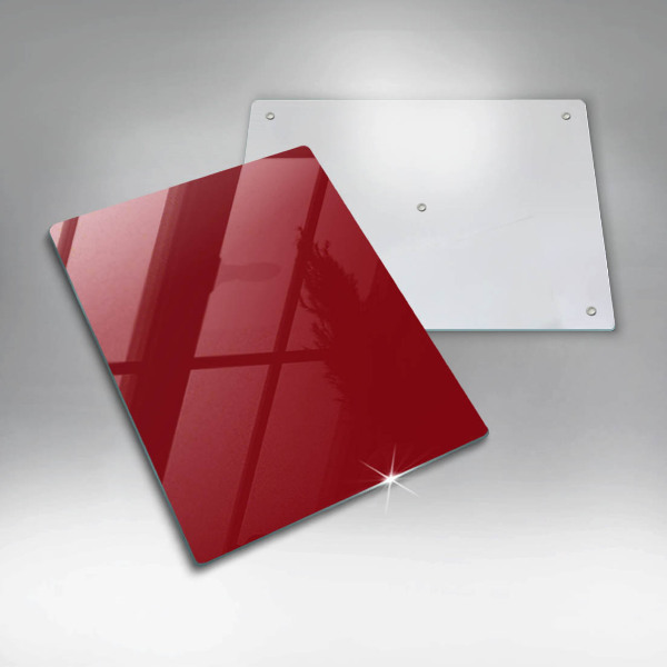 Protection pour plaque de cuisson couleur rouge