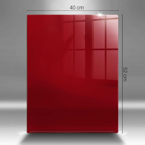 Protection pour plaque de cuisson couleur rouge