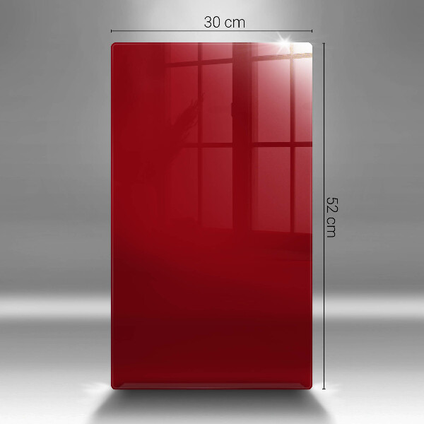 Protection pour plaque de cuisson couleur rouge