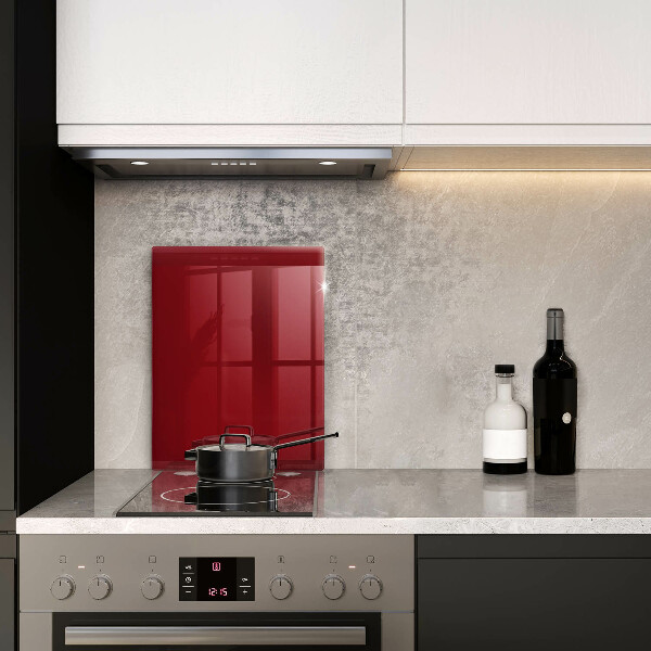 Protection pour plaque de cuisson couleur rouge