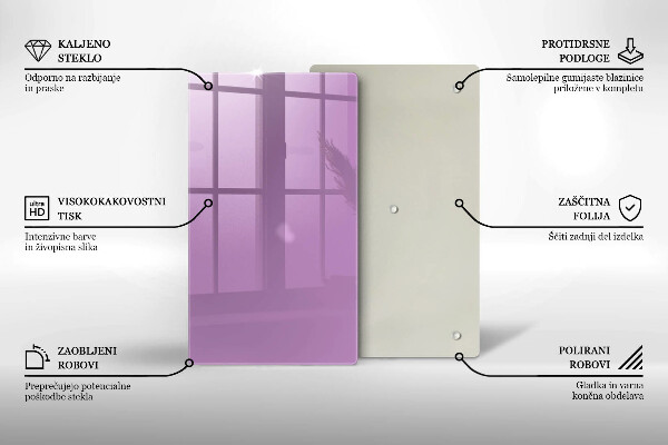 Protection pour plaque de cuisson Couleur violette