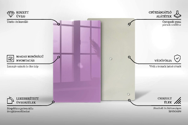 Protection pour plaque de cuisson Couleur violette