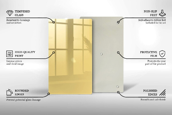 Protection pour plaque de cuisson Jaune