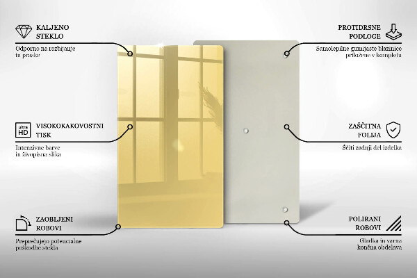 Protection pour plaque de cuisson Jaune