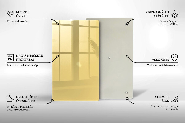 Protection pour plaque de cuisson Jaune
