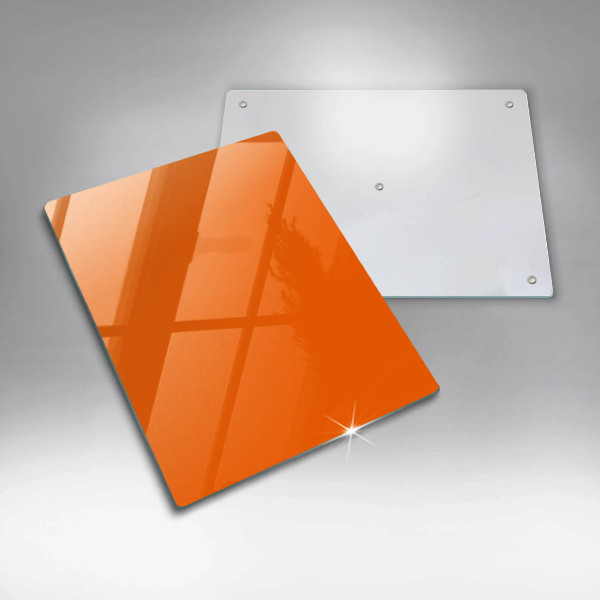 Protection pour plaque de cuisson couleur orange
