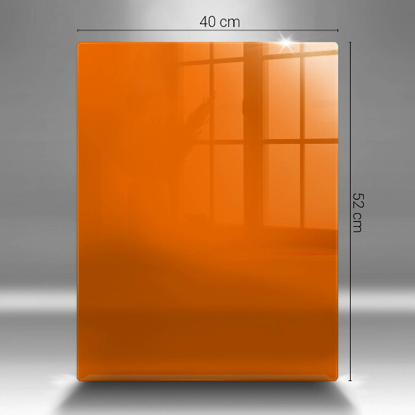 Protection pour plaque de cuisson couleur orange