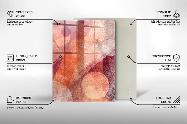 Protection pour plaque de cuisson couleur orange