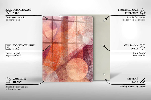 Protection pour plaque de cuisson couleur orange