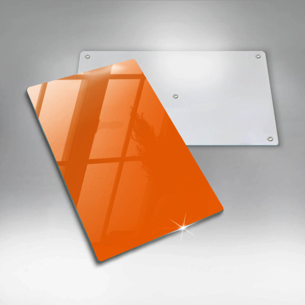 Protection pour plaque de cuisson couleur orange