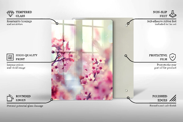 Protection pour plaque de cuisson Planche de bois foncé