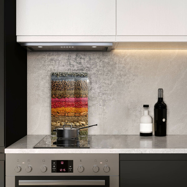 Protection pour plaque de cuisson Épices colorées