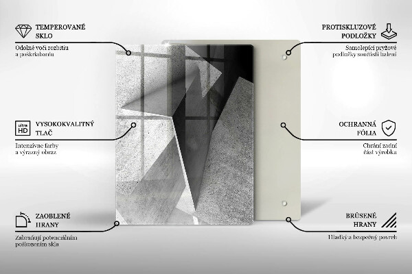 Protection pour plaque de cuisson Texture du bois