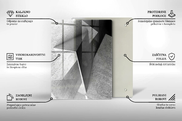 Protection pour plaque de cuisson Texture du bois