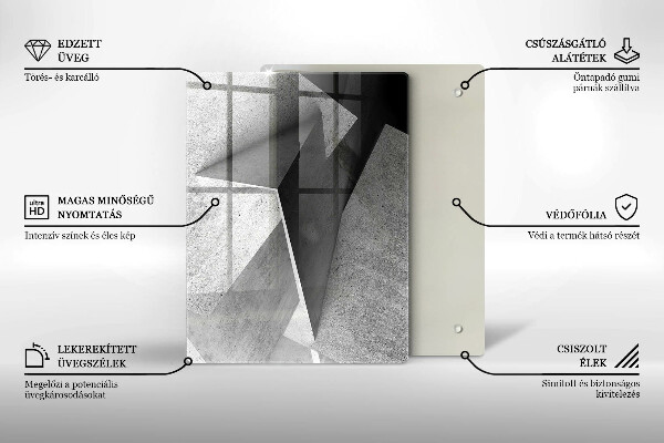 Protection pour plaque de cuisson Texture du bois