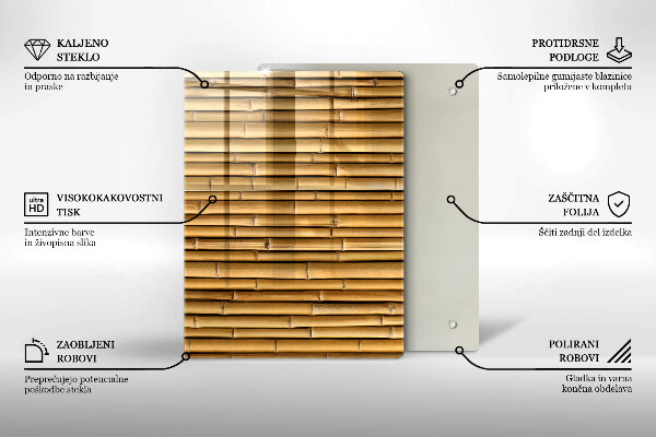 Planche à découper verre Formes métalliques