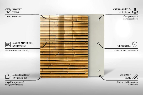 Planche à découper verre Formes métalliques
