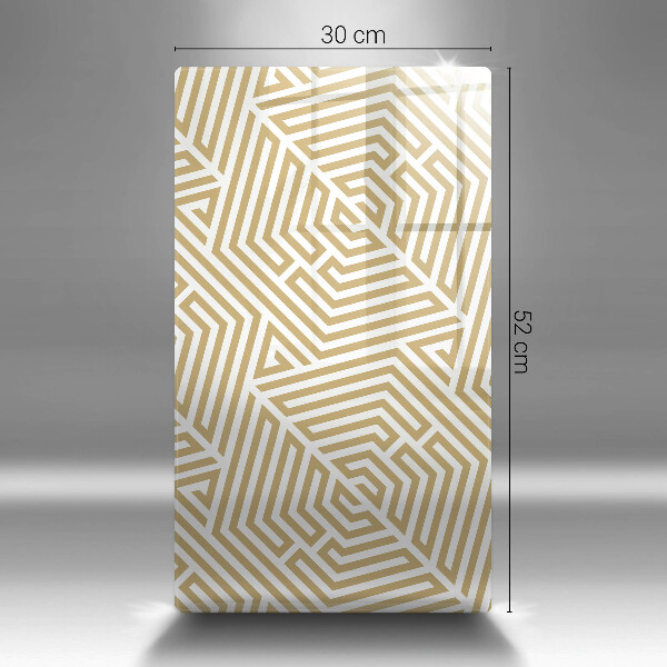 Planche à découper verre Lignes géométriques