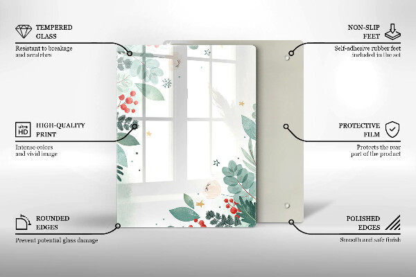 Planche à découper verre Formes abstraites