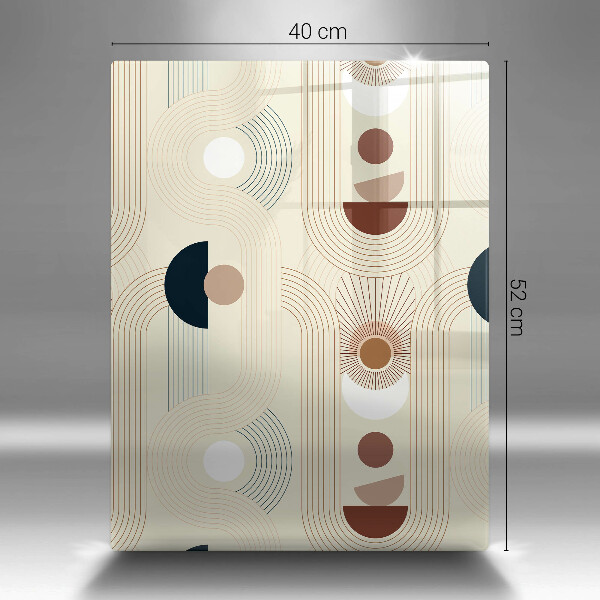 Planche à découper verre Formes géométriques bohèmes