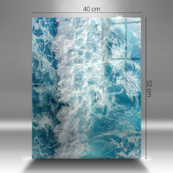 Protection pour plaque de cuisson Vagues d'eau de mer