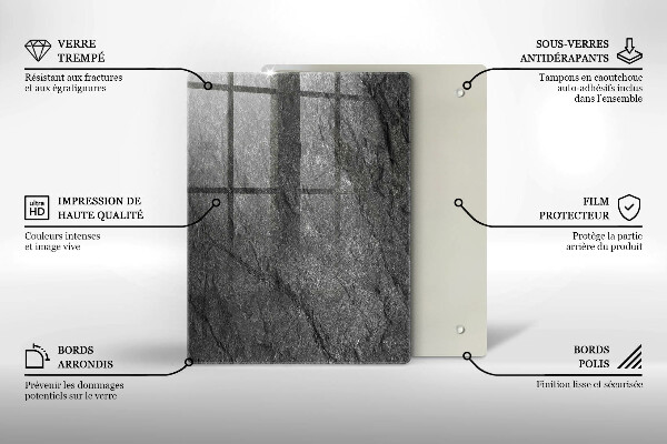 Protection pour plaque de cuisson Vagues d'eau de mer