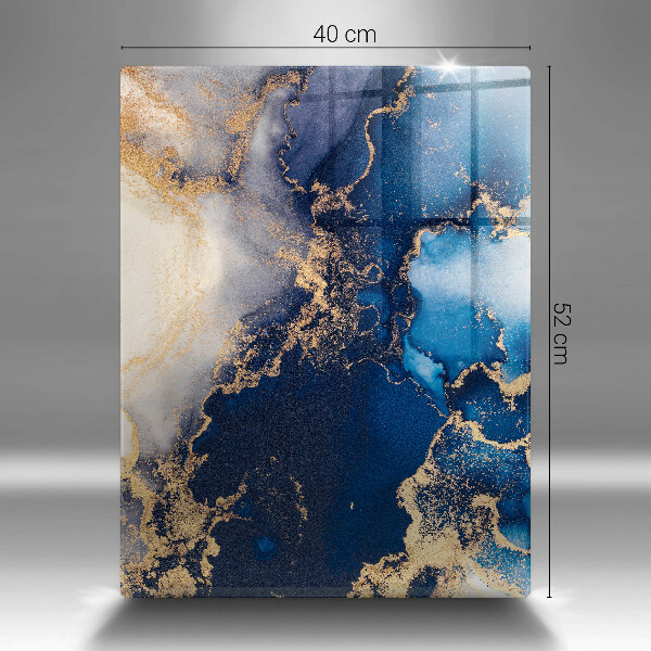 Protection pour plaque de cuisson Fond élégant et or