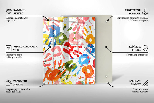 Protection pour plaque de cuisson Fond élégant et or