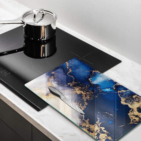 Protection pour plaque de cuisson Fond élégant et or