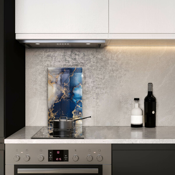 Protection pour plaque de cuisson Fond élégant et or